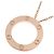 Collana Love Circle in oro rosa 18K Cartier - vista 2