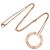 Collana Love Circle in oro rosa 18K Cartier - vista 7