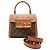 Borsa a Spalla Louis Vuitton Dauphine Capital Marrone Monogramma