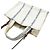 Céline Borsa a tracolla cabas Thais da donna Celine Small Marrone Bianco Blu - vista 4