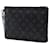 Custodia per iPad Louis Vuitton Black Monogram Eclipse Flash Fragment Nero - vista 2