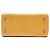 Lady Dior en charol cannage amarillo con efecto ombre, tamaño Medium - vista 3