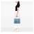 Prada Borsa Double Saffiano Cuir Blu Large Blu chiaro - vista 6
