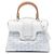 Goyard White Mini Goyardine Saigon Souple Bianco