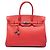 Hermès Red Epsom Birkin Retourne 35 Rosso
