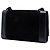 Saint Laurent Borsa a tracolla Kate in scamosciato nero con cuciture a corda, misura Medium - vista 2