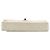 Chanel White Classic Perforated Lambskin East West Flap Bianco Crudo - vista 3