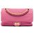 Chanel Pink Croc Quilted Jersey Reissue 2.55 Double Flap 225 Rosa