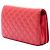Chanel Rote CC gesteppte Lammleder Wallet on Chain - Ansicht 2