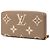 Louis Vuitton Brauner Bicolor Monogram Empreinte Giant Zippy Wallet Taupe - Ansicht 2