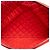 Clutch Chanel Boy O Case in agnello con chevron rosso grande e doppia cucitura - vista 4