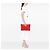 Clutch Chanel Boy O Case in agnello con chevron rosso grande e doppia cucitura - vista 6