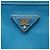 Borsa shopper Prada Blue Saffiano Lux - vista 5
