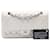 Chanel White Medium Classic Caviar Double Flap Bianco Crudo - vista 7
