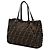 Fendi Tote aus braunem Zucca-Canvas - Ansicht 2
