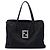 Fendi Black Zucca Canvas Tote Schwarz