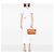 Céline Borsa Boogie in tela arancione Celine - vista 8