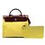 Hermès Yellow Toile Herbag Zip 31 Bordò - vista 7