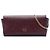 Clutch Bibliotheque Prada in Saffiano rosso e pelle City con catena Bordò