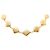 Collana Chanel Gold CC placcata oro trapuntata diamante D'oro