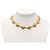 Collana Chanel Gold CC placcata oro trapuntata diamante D'oro - vista 5