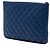 Clutch Chanel Blue Medium Quilted Lambskin Boy O Case - vista 2
