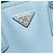 Prada Blauer Bicolor Saffiano Cuir Double Satchel Medium Hellblau - Ansicht 5