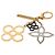 Louis Vuitton Bijoux Sac Tapage Bag Charm placcato oro D'oro - vista 2