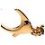 Louis Vuitton Bijoux Sac Tapage Bag Charm placcato oro D'oro - vista 4