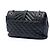 Borsa College Monogram Triquilt in pelle di pecora nera Medium Saint Laurent Nero - vista 2