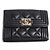 Chanel Boy Chanel Matelassé Dreifach-Geldbeutel Schwarz