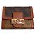 Louis Vuitton Portefeuille Dauphine Compact Klapperbrieftasche Braun