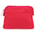 Hermès Pochette Hermes Bolide 20 pour femme en coton rouge Rot  - Ansicht 1