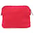 Hermès Pochette Hermes Bolide 20 pour femme en coton rouge Rot  - Ansicht 2