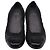 Sapatilhas acolchoadas Stuart Weitzman em couro preto - vista 2