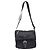 Prada Re-Nylon Vela Messenger Bag mit Einzelschnalle aus schwarzem Polyamid