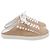 Mule Goldie di Stuart Weitzman in rafia beige