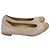 Sapatilhas acolchoadas Stuart Weitzman em couro bege