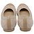 Sapatilhas acolchoadas Stuart Weitzman em couro bege - vista 5