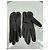 Autre Marque Causse Gantier Schwarze Lederhandschuhe mit Ketten-Detail - Ansicht 3
