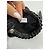 Autre Marque Causse Gantier Schwarze Lederhandschuhe mit Ketten-Detail - Ansicht 6