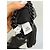 Autre Marque Causse Gantier Schwarze Lederhandschuhe mit Ketten-Detail - Ansicht 7