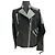 Mango Black Leather and Suede Biker Jacket