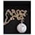 Chanel Basketball CC Logo Halskette 2024 Runway Weiß Golden  - Ansicht 3