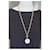 Chanel Basketball CC Logo Halskette 2024 Runway Weiß Golden  - Ansicht 5