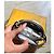 Fendi Peekaboo ISeeYou Mini Borsa in Pelle Argentata Strass Argento - vista 3