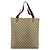 Borsa Tote GUCCI GG Supreme Web Sherry Line PVC Beige Rosso Verde Auth 177505 - vista 2