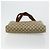 Borsa Tote GUCCI GG Supreme Web Sherry Line PVC Beige Rosso Verde Auth 177505 - vista 5