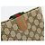 Borsa Tote GUCCI GG Supreme Web Sherry Line PVC Beige Rosso Verde Auth 177505 - vista 9