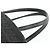Borsa a mano FENDI Zucchino Canvas Nera Argento Auth 178108 Nero - vista 8